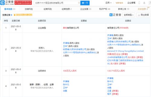 小米投資六十六號互動科技，布局教育機器人及數據處理領域